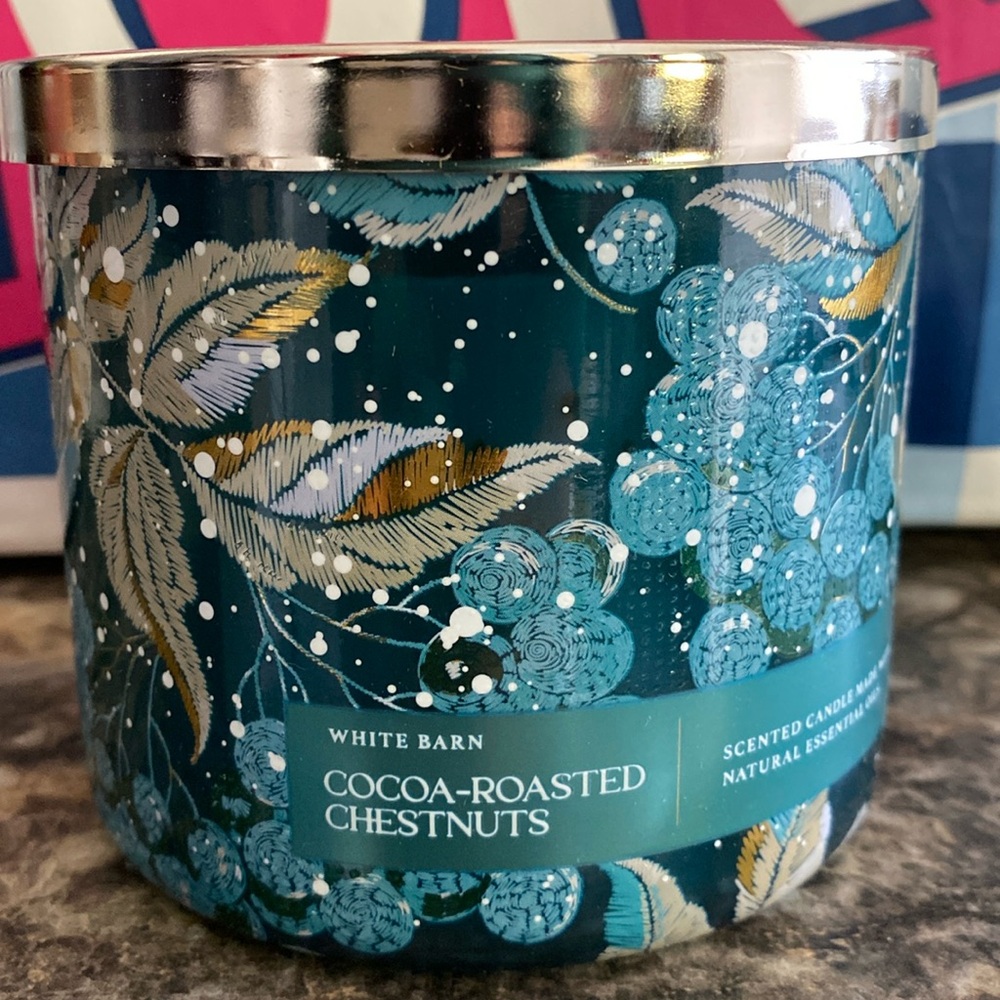 Bath & Body Works Cocoa- Roasted Chestnuts 3-wick candles